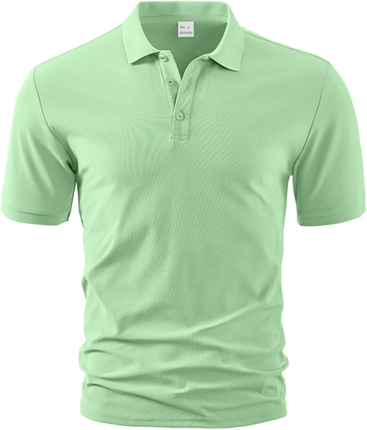 Golf Shirts for Men Performance Short Sleeve Sports Tactical T-Shirt Athletic Moisture Wicking Gym Tees Workout Tops