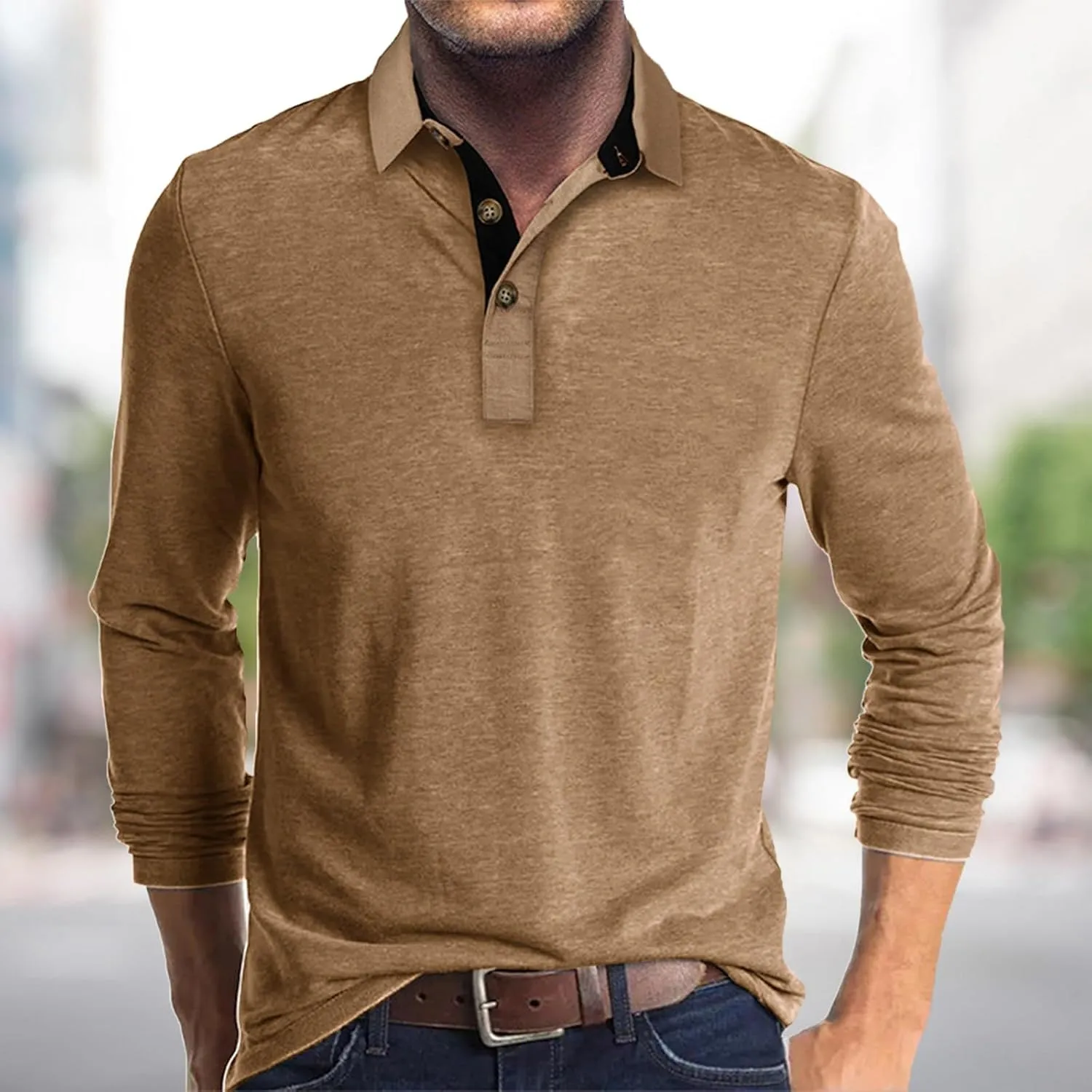 Golf Shirts for Men Polo Cotton Short Sleeve Dry Fit Polos Casual Dress Collared Big and Tall T-Shirts Fashion Summer Shirt