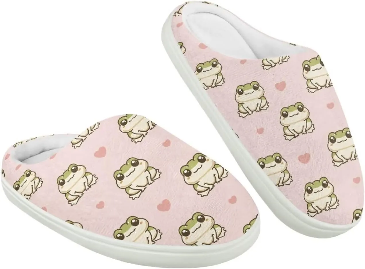 GOSTONG Unisex Kids Slippers Casual Home Slippers Warm Fuzzy Winter Slippers Non Slip Soft Walking Shoes White Sole US 9-16