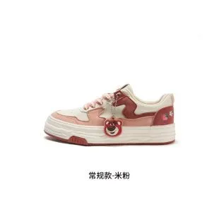 High-Value Thick-Soled White Sports Casual Shoes