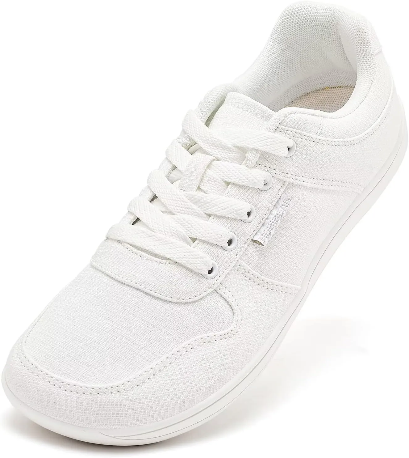 HOBIBEAR Unisex Canvas Shoes Men's Wide Barefoot Shoes Women's Fashion Sneakers Classic Casual Shoes Zero Drop Sole