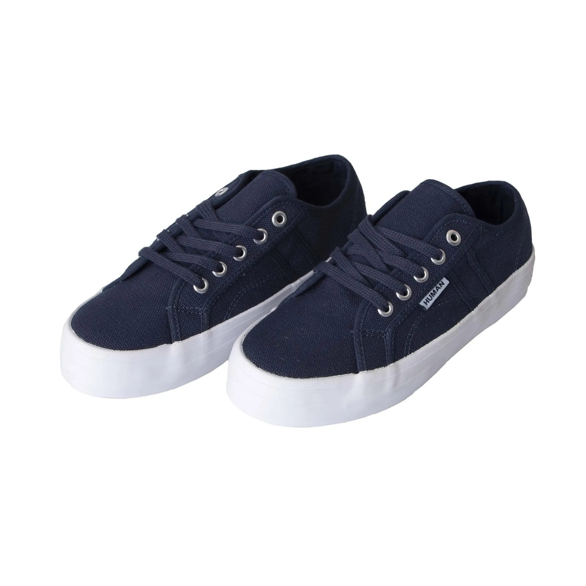 Human Shoes Lift Canvas Shoe in Navy