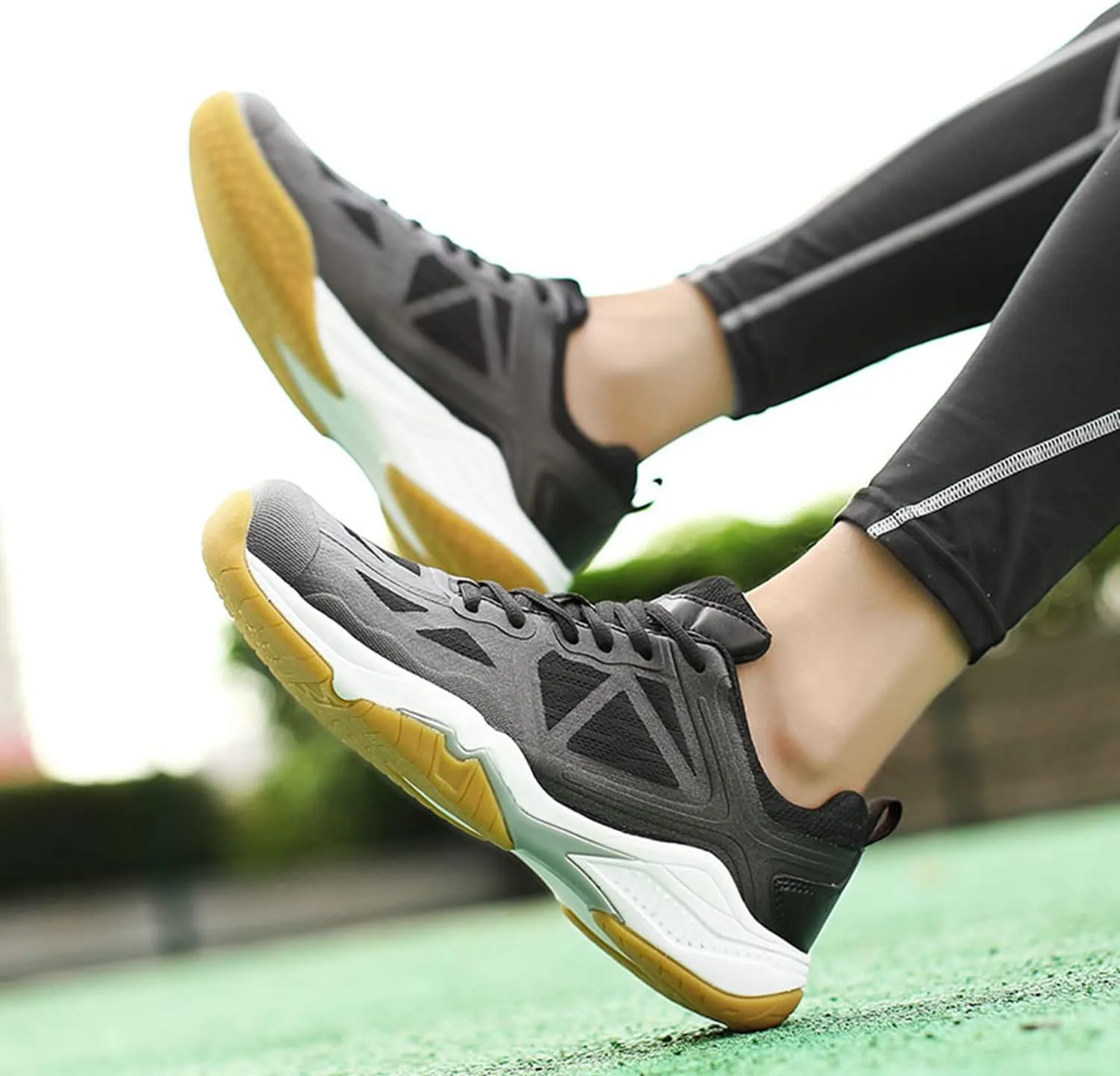 Indoor Court Shoes for Tennis, Badminton, Table Tennis, Volleyball, Pickleball for Men and Women,Boys and Girls