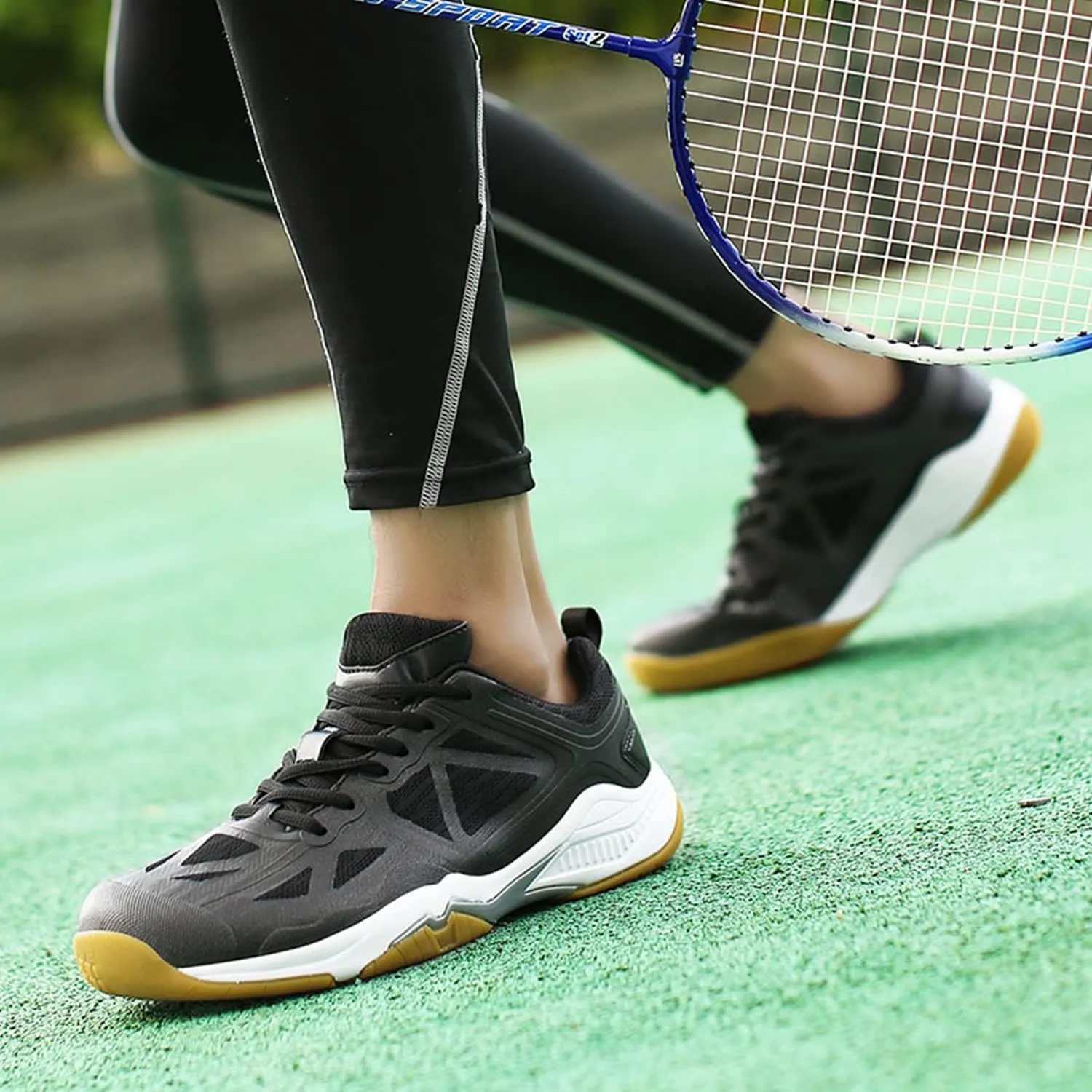 Indoor Court Shoes for Tennis, Badminton, Table Tennis, Volleyball, Pickleball for Men and Women,Boys and Girls