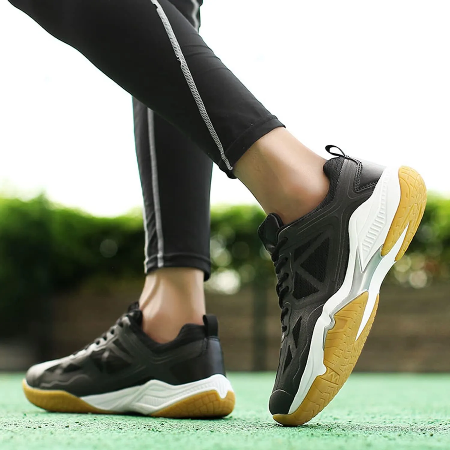 Indoor Court Shoes for Tennis, Badminton, Table Tennis, Volleyball, Pickleball for Men and Women,Boys and Girls