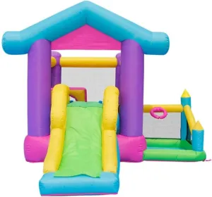 Inflatable Bouncy Castle Bounce House with Blower, Slide for Kids Inflatable Playground for Kids, Jumping Inflatable Toy
