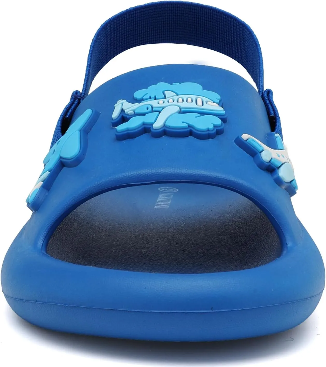 INMINPIN Toddler Boys Girls Slides Sandals Comfort Beach Pool Shower Slippers with Elastic Back Strap