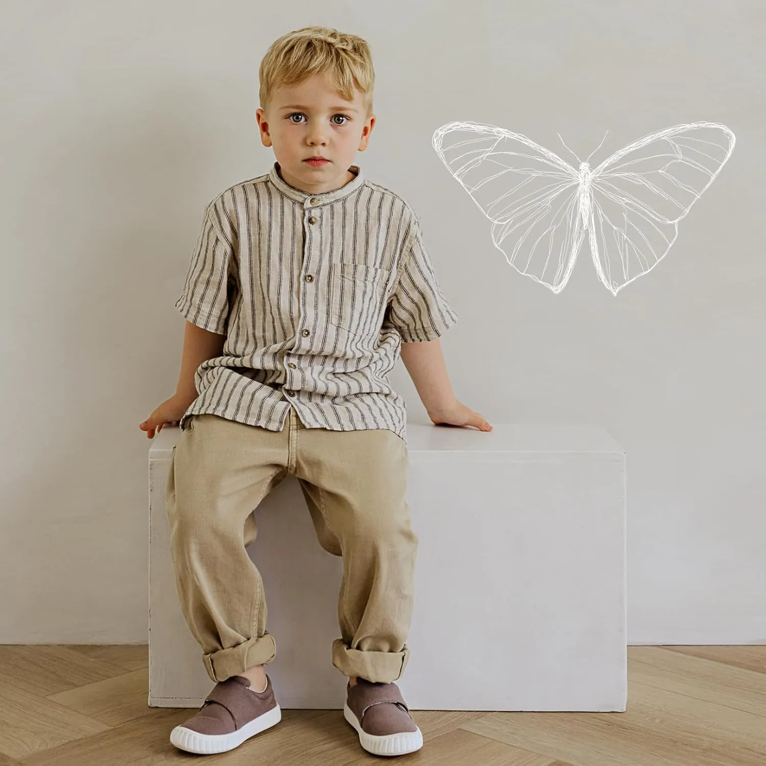 Jack & Lily Kids Canvas Shoes for Girls & Boys - Ideal Baby Shoes for Cuddly Moments & Fun - Ensure Support & Durability with Everyday Wear - Slip-On Shoes to Keep Little Feet Happy