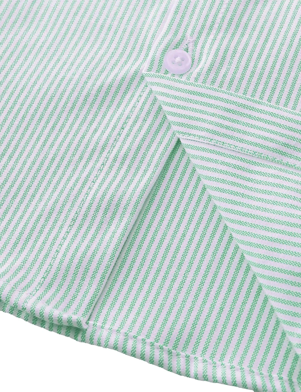 JOGAL Boys Long Sleeve Oxford Dress Shirts Casual Button Down Shirts Striped Tops for 6-14 Years