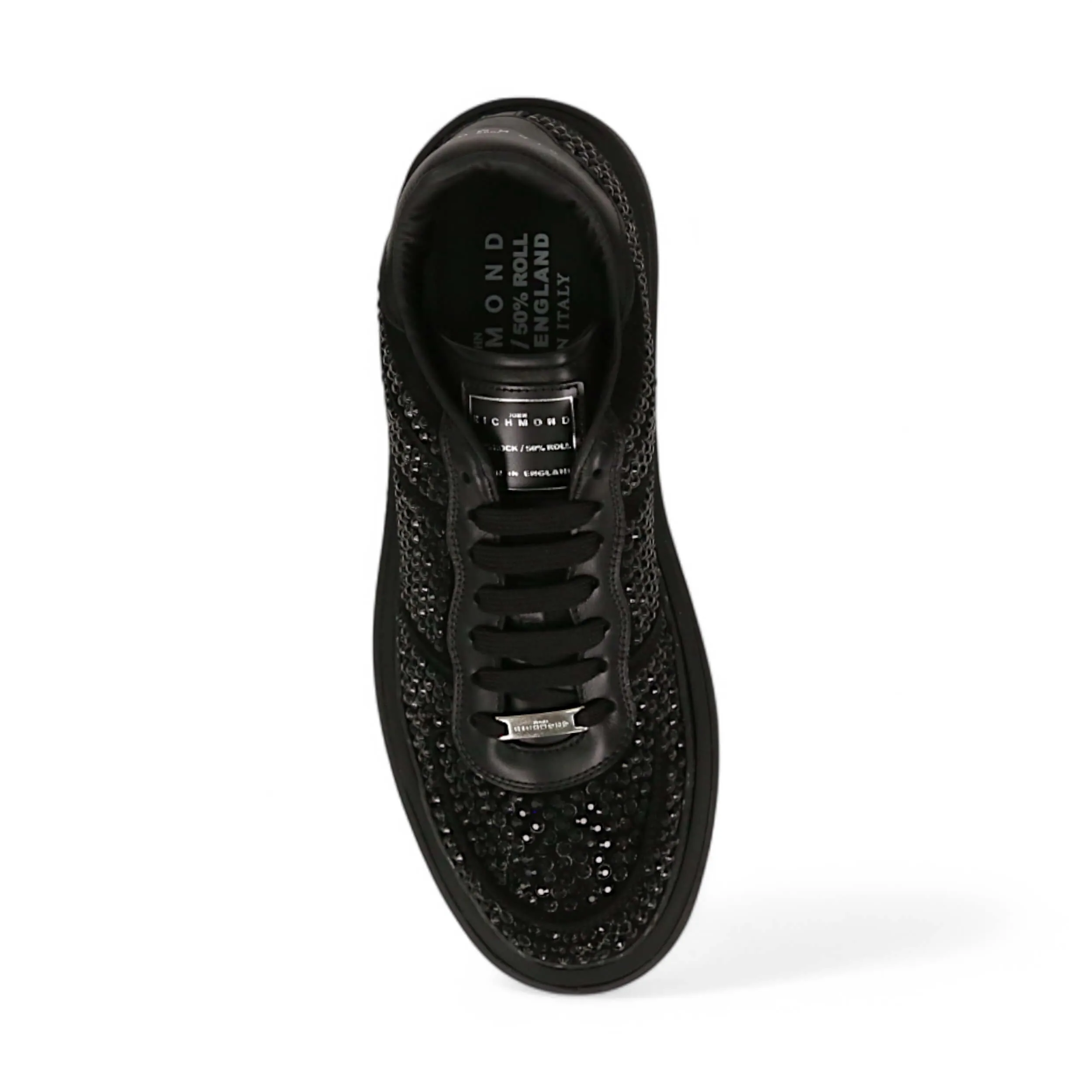 John Richmond 15765 Men's Shoes Suede Leather Lace-Up Sneaker (JR1014)