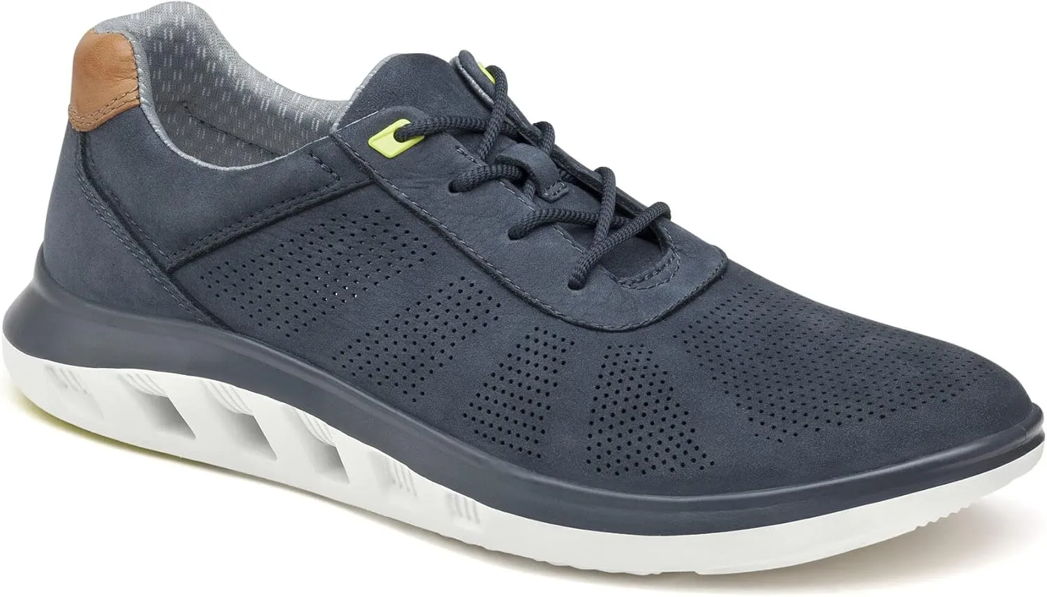 Johnston & Murphy Activate U-Throat Navy Nubuck 8.5 M (D)