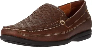 Johnston & Murphy Locklin Woven Venetian Tan Oiled Full Grain 10.5 M (D)