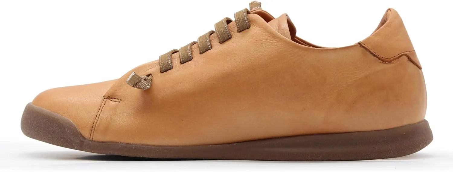 KAOMPPER Women's Elastic Slip-On Leather Shoes – Soft Turkish Leather with Padded Footbed, Handcrafted in Turkey | Available in Black and Coconut