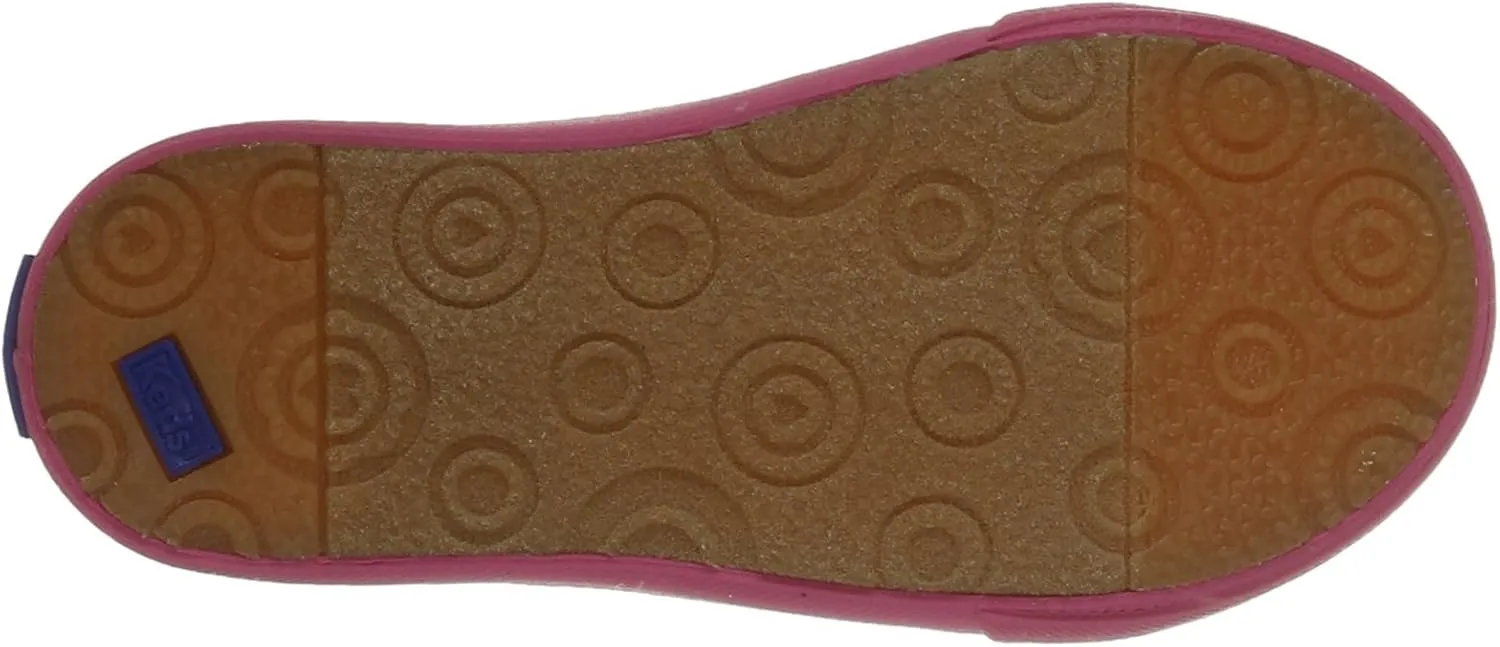 Keds Glittery Hook & Loop Sneaker (Toddler/Little Kid)