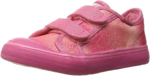 Keds Glittery Hook & Loop Sneaker (Toddler/Little Kid)