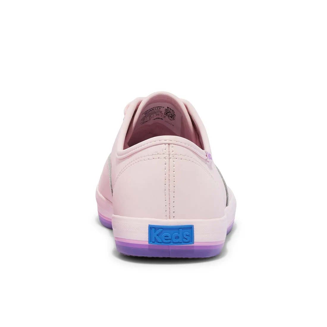 Keds Womens' Champion Leather Bottom Foxing Stripe Pink/Purple (WH68175)