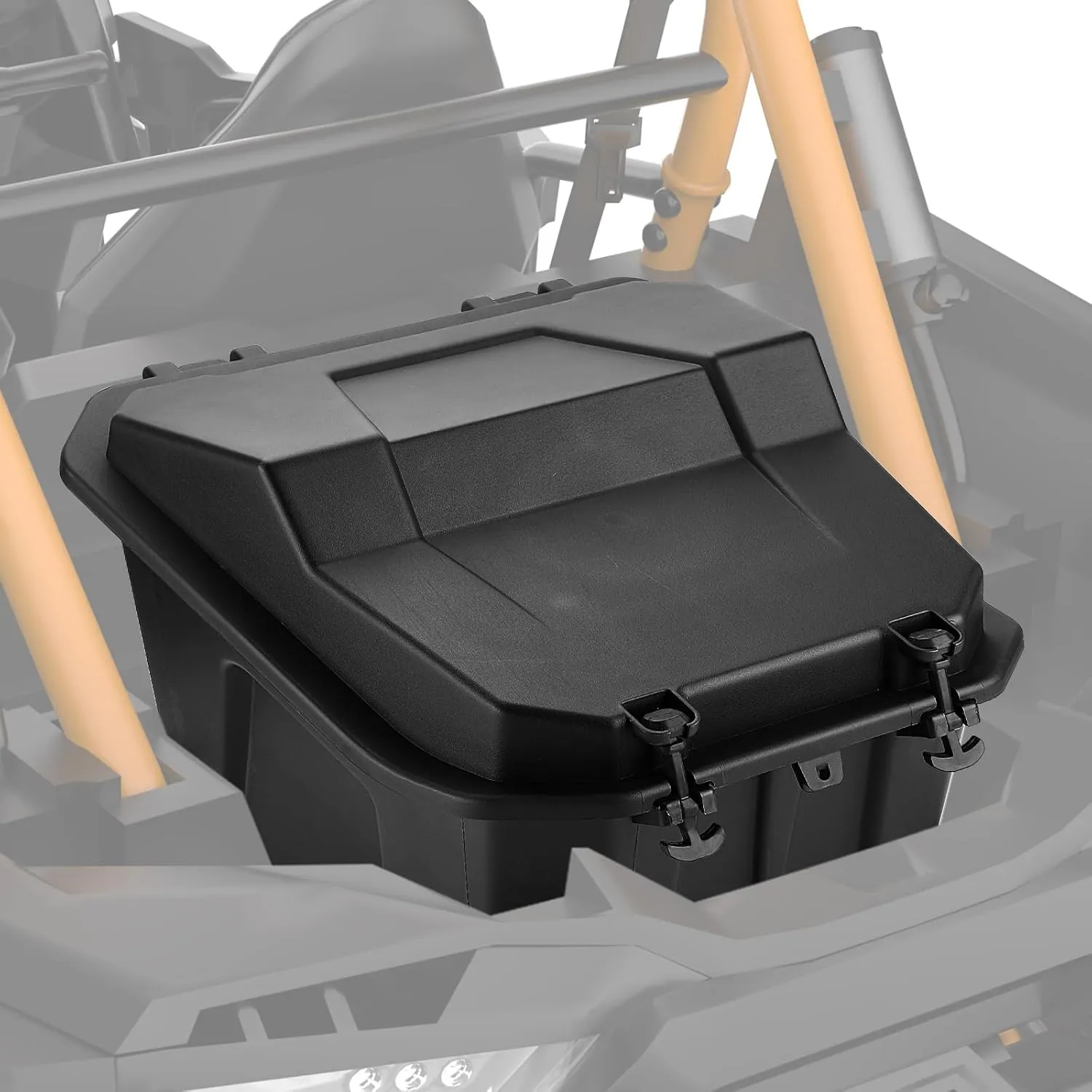 KEMIMOTO UTV Rear Cargo Box 69 QT Storage Box Compatible with Polaris RZR 900 S 1000 XP Turbo S RZR XP 1000 Cargo Bed Box 2881193 Low-Density Polyethylene Cargo Storage Box