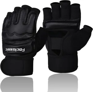 Kickboxing Sparring Gloves MMA Gloves Boxing Gloves for Men Women Kids Half Finger Punching Bag Gloves Fighting Gloves for Men Women Boxing Training