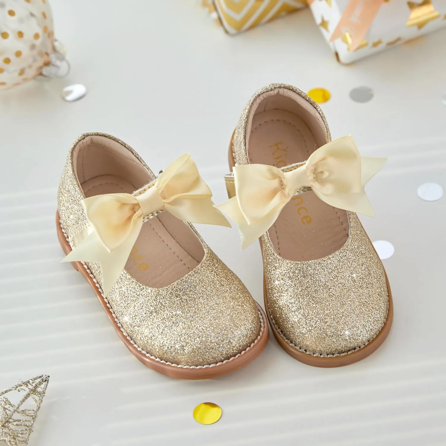 Kiderence Toddler Little Girl Mary Jane Dress Shoes School Oxford for Girls Flats