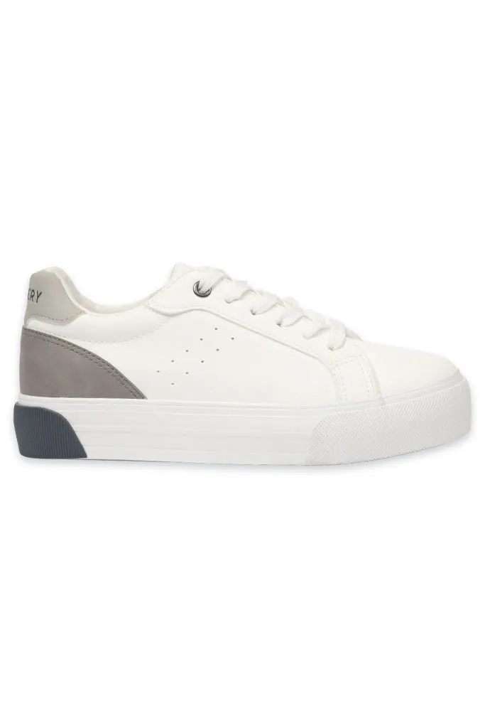 Lace Up Sneaker _ 156557 _ Grey