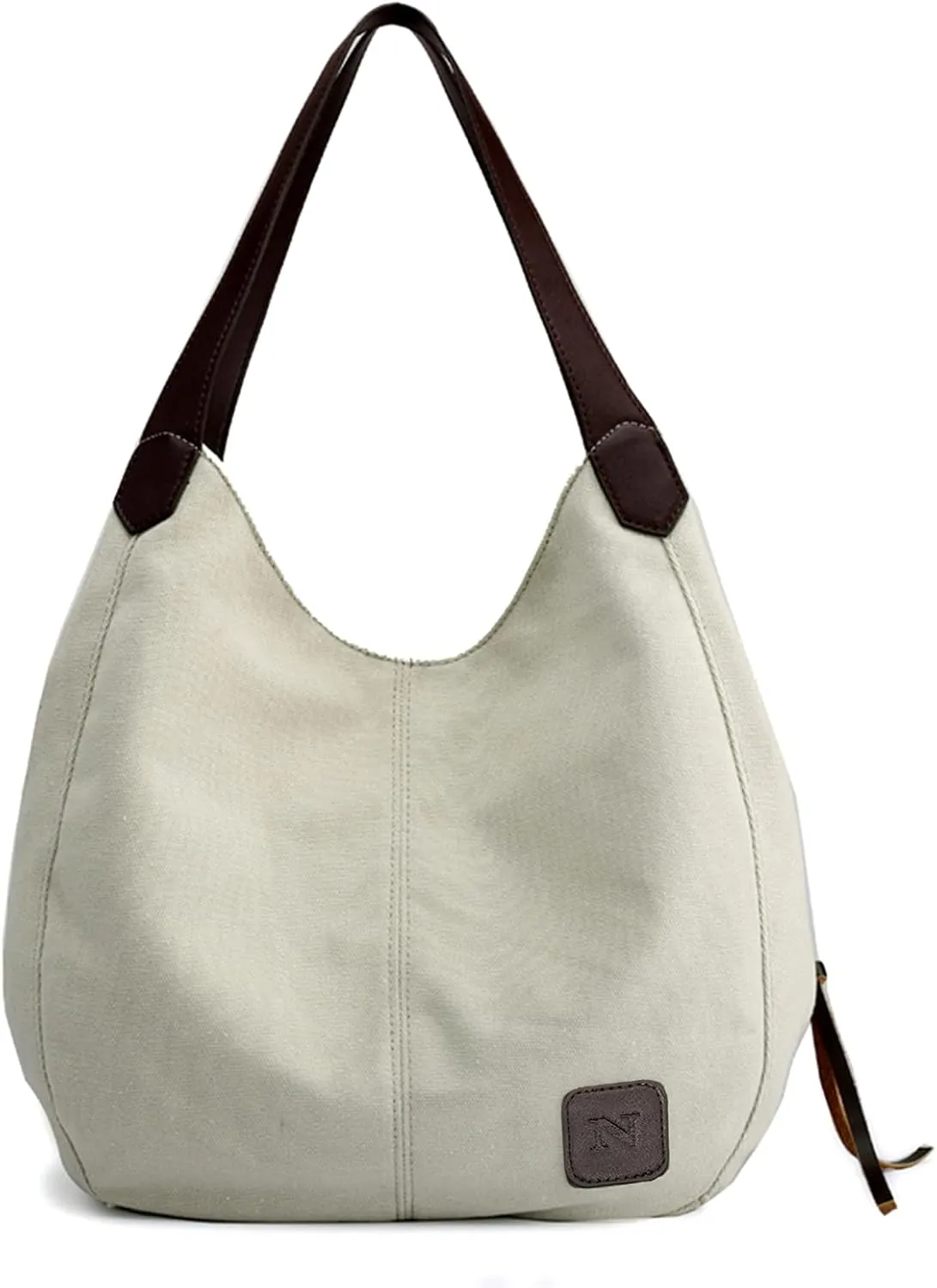 Large Canvas Tote Bag For Women Work With Pocket Summer Purses for Women