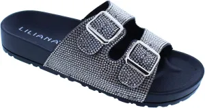 Liliana Footwear Women's Rhinestone Sandal, Jojoa-1