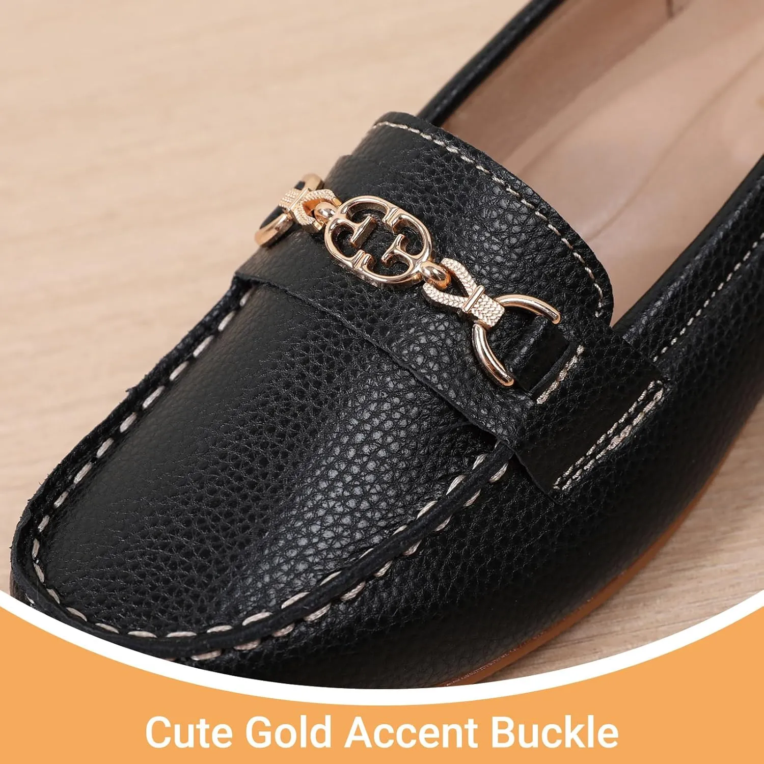 Loafers for Women Comfortable Flats Penny Loafers Slip-Ons Women's Driving Mocs Walking Shoes Ladies Work Business Casual Dress