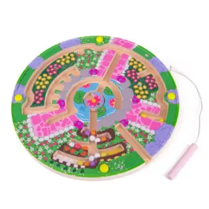 Magnetic Flower Garden Maze Puzzle