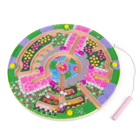 Magnetic Flower Garden Maze Puzzle