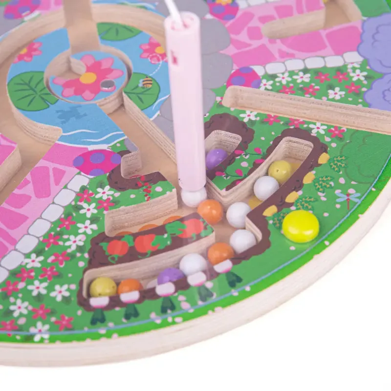 Magnetic Flower Garden Maze Puzzle