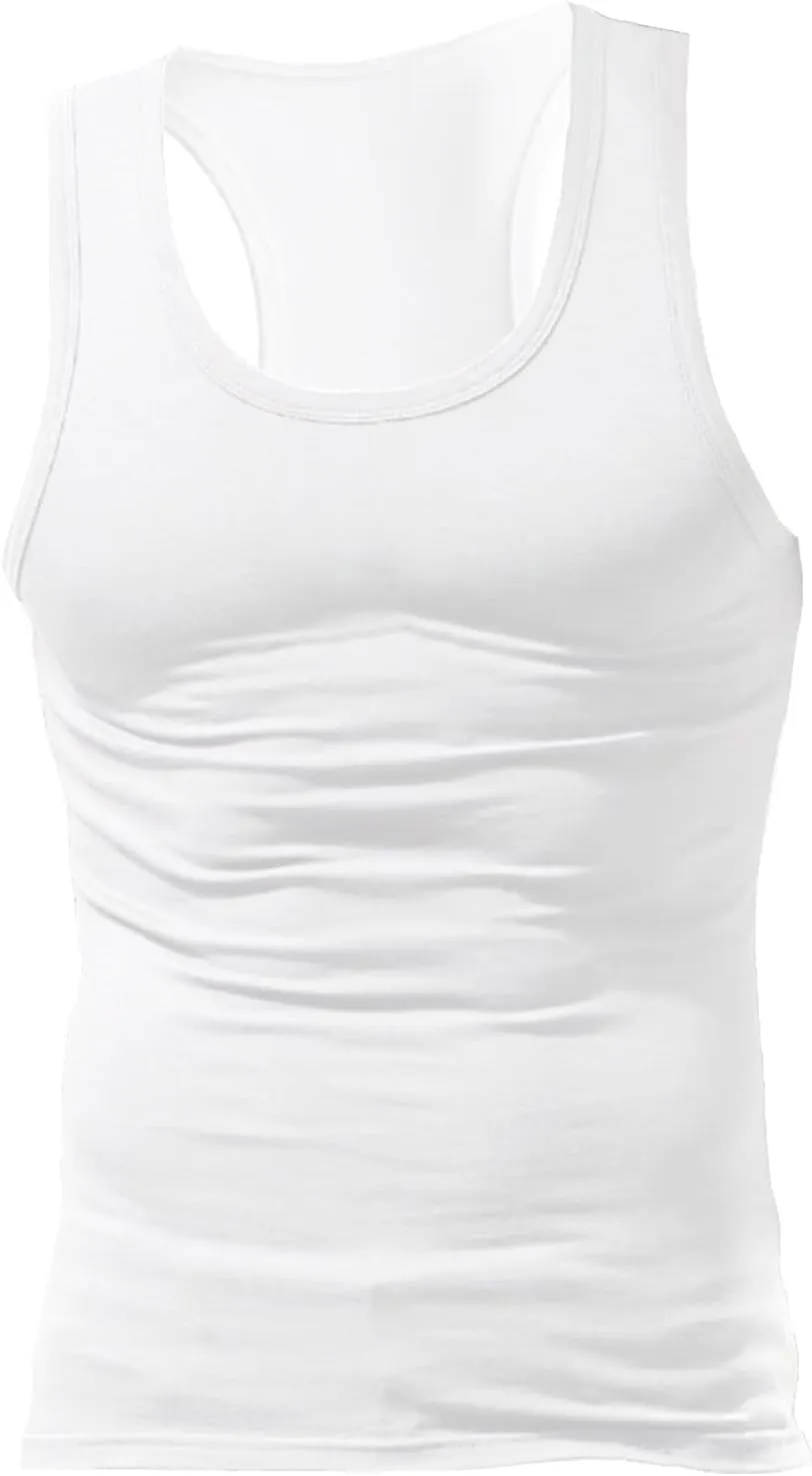 Men's 3 Pack Tank Tops Sleeveless Compression Tank Top Gym Athletic Muscle Shirts Quick Dry Bodybuilding Undershirts