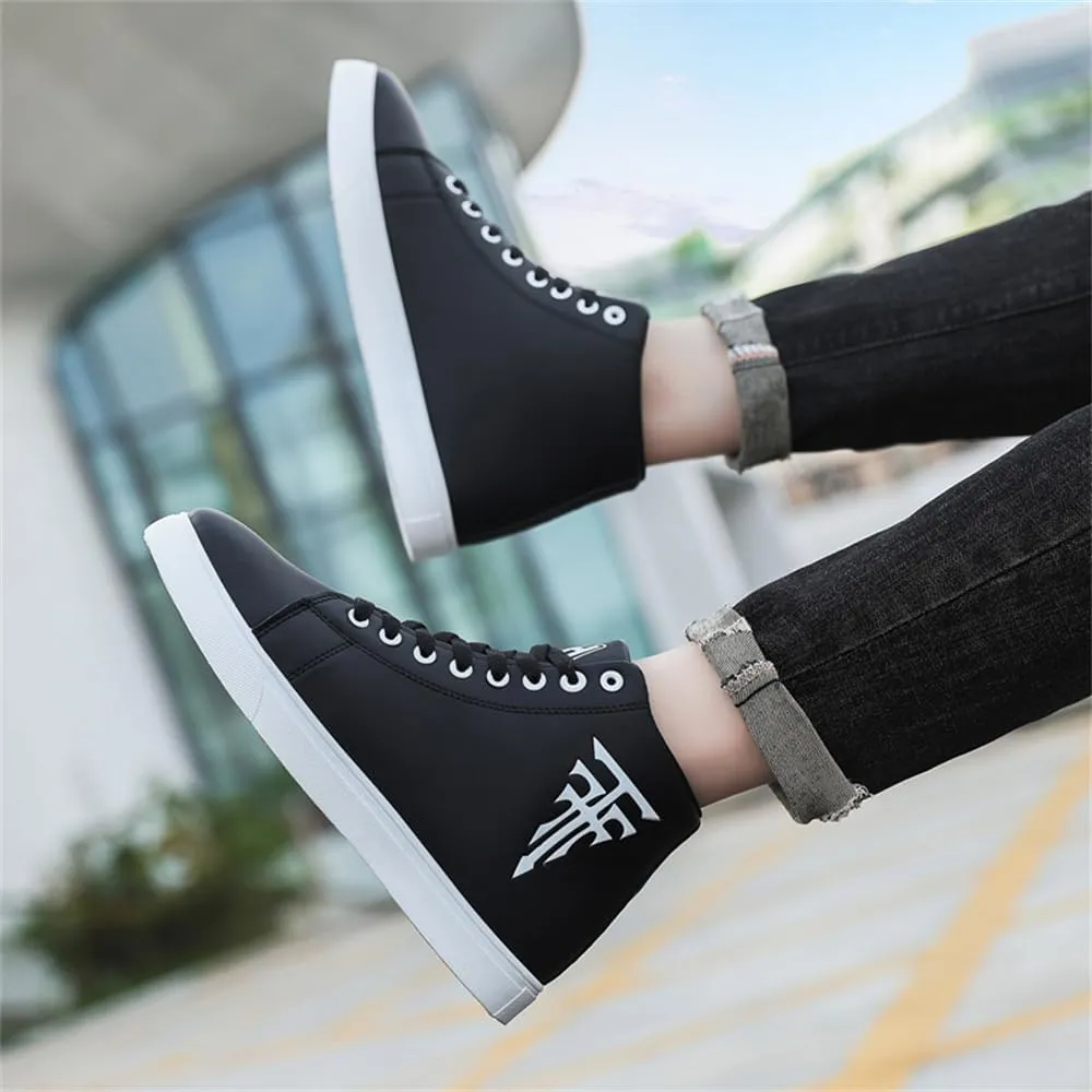 Men's Fashion Sneakers High Top Skate Shoes Stylish Casual Comfort Hip Hop Shoes