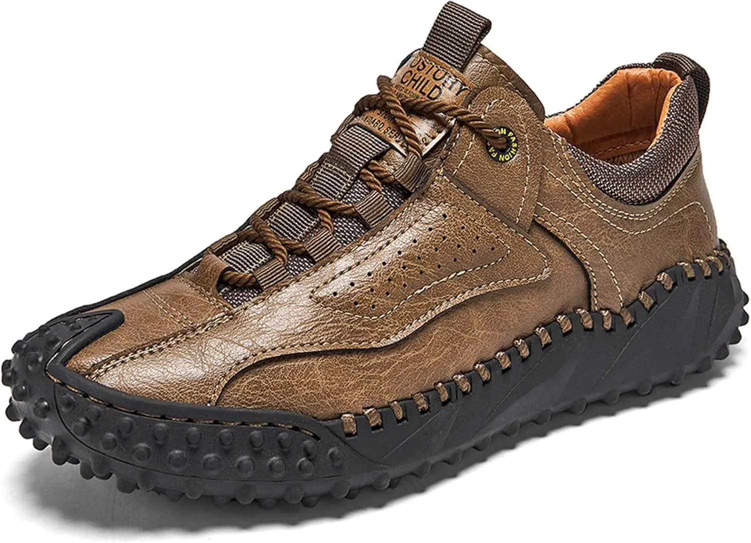 Men's Hiking Climbing Shoes Retro Thick Bottom Casual Walking Non-Slip Waterproof Outdoor Cross-Country Adventure Backpacking Travel Shoes