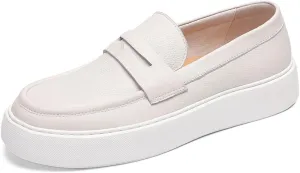 Men's Loafers & Slip-Ons - Genuine Leather Penny Loafers for Men | Classic Coin Slot Dress Shoes