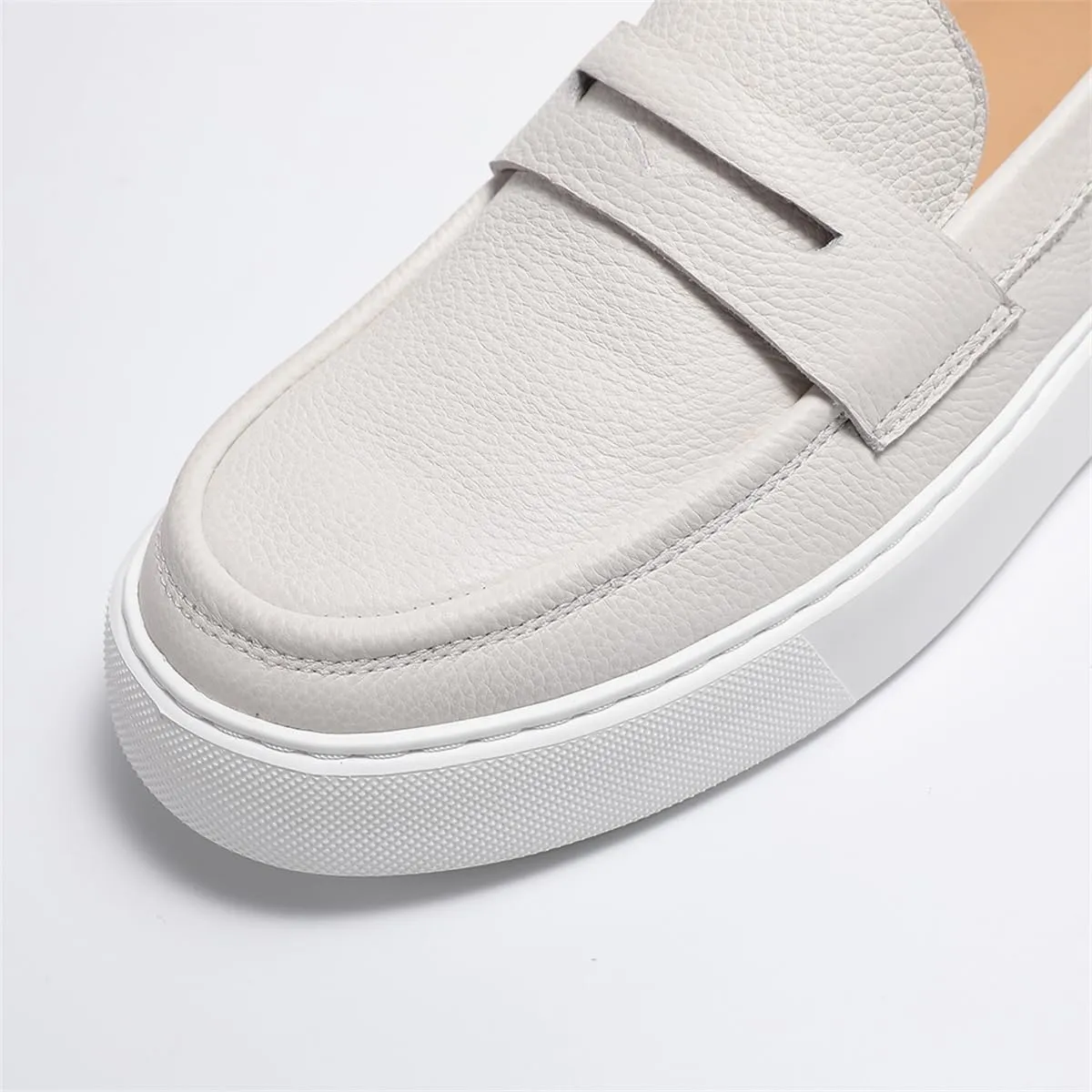 Men's Loafers & Slip-Ons - Genuine Leather Penny Loafers for Men | Classic Coin Slot Dress Shoes