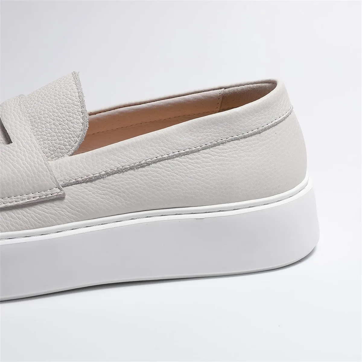 Men's Loafers & Slip-Ons - Genuine Leather Penny Loafers for Men | Classic Coin Slot Dress Shoes