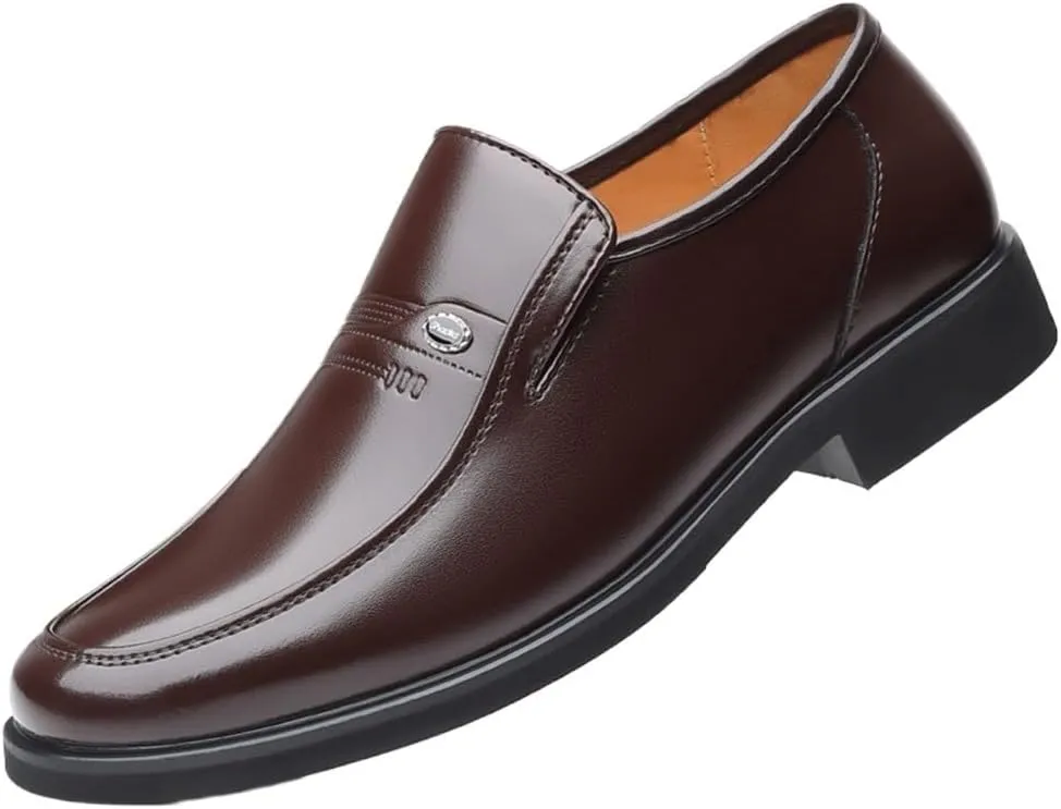 Mens Oxford Dress Shoes Lace Up Comfortable Modern Classic Formal Casual Business Wedding Work Slip On Shoes