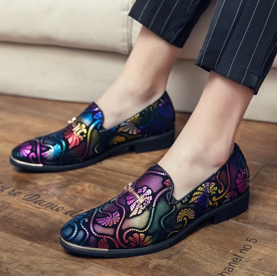 Mens Stylish Leather Shoes/Slip Ons -  Many Sizes & Colours