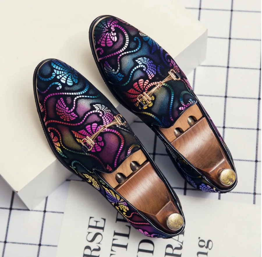 Mens Stylish Leather Shoes/Slip Ons -  Many Sizes & Colours