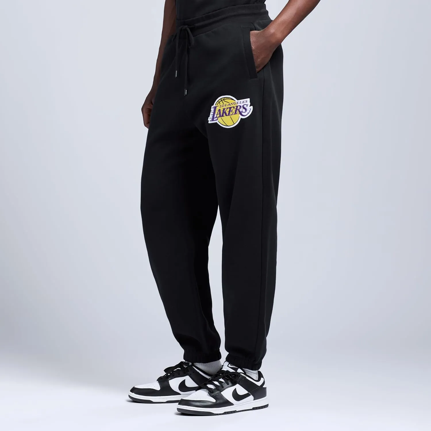 Men's X NBA Officially Licensed Casual Jogger Fleece Sweatpants with Pockets