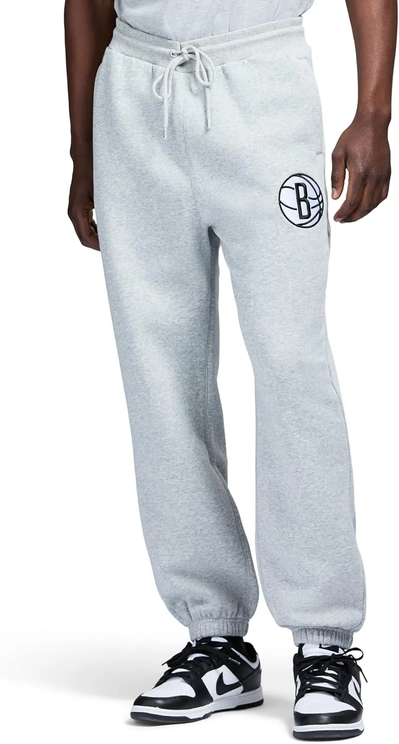 Men's X NBA Officially Licensed Casual Jogger Fleece Sweatpants with Pockets