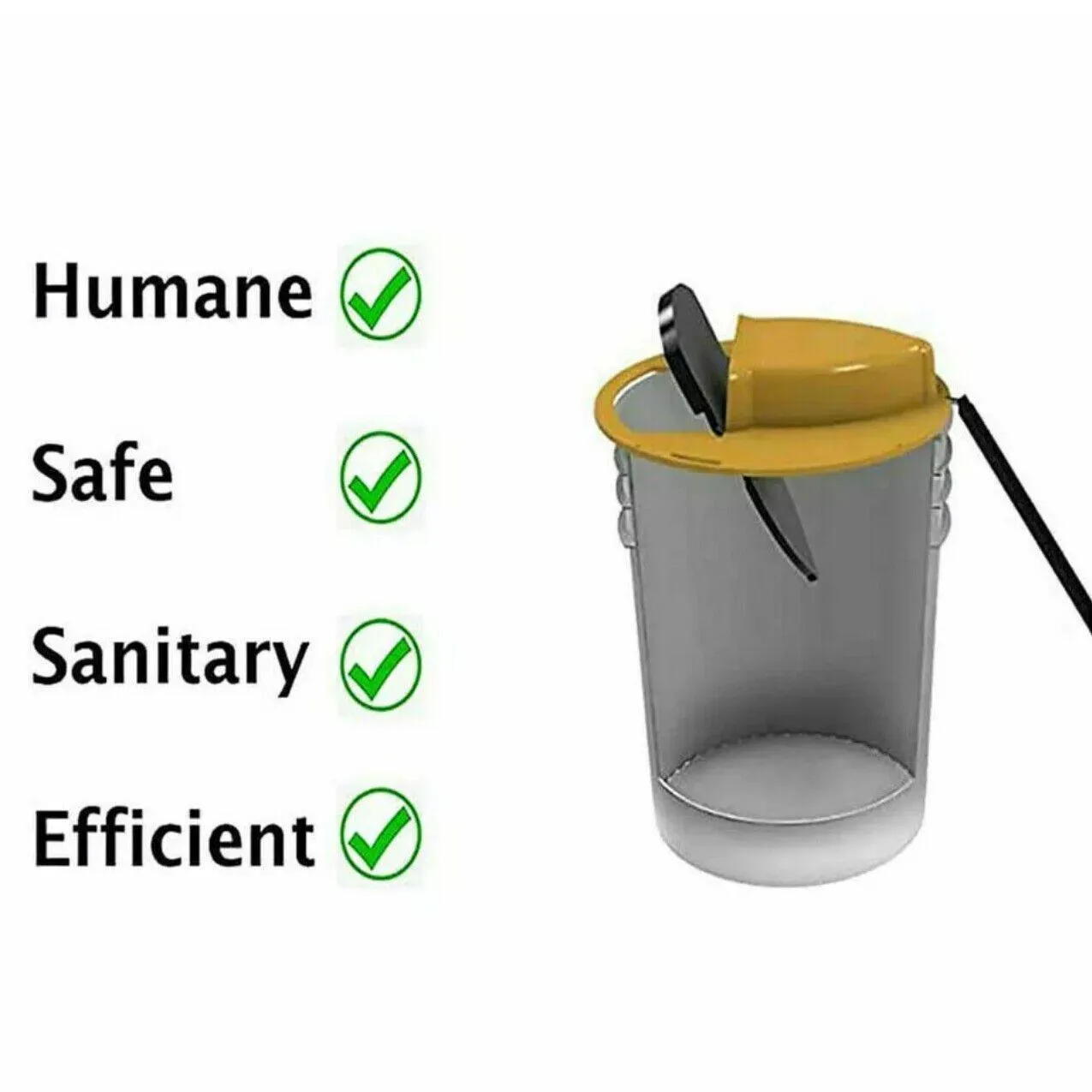Mouse Trap Flip N Slide Bucket Lid Mouse Rat Trap With Ladder Mousetrap Catcher
