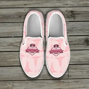 MS Nurse Pink Slip Ons