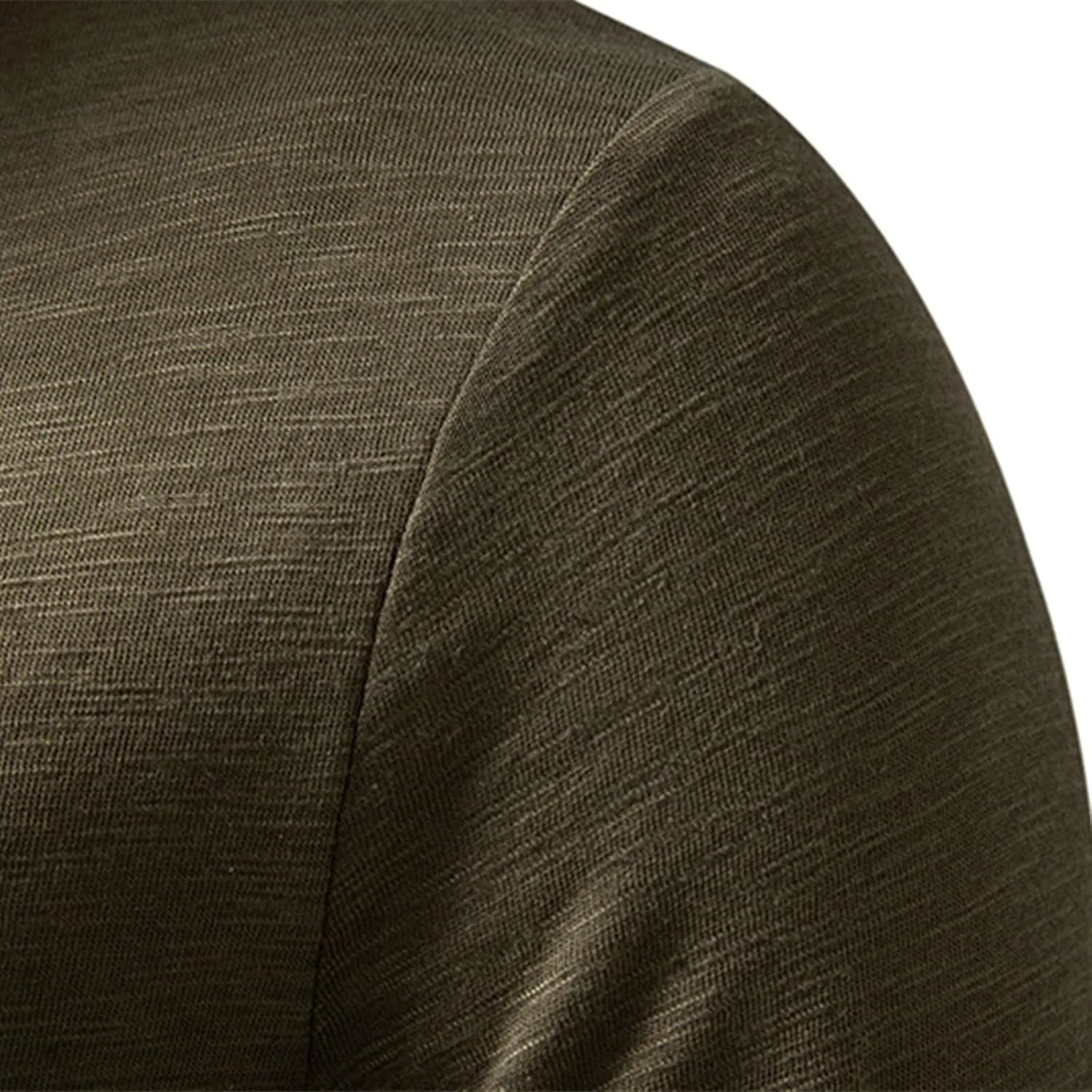 Muscularfit Mens Tshirts Long Sleeve Half Button Down Polo Shirt Casual Cotton Solid Work Henley Tees Shirt Trendy Clothes