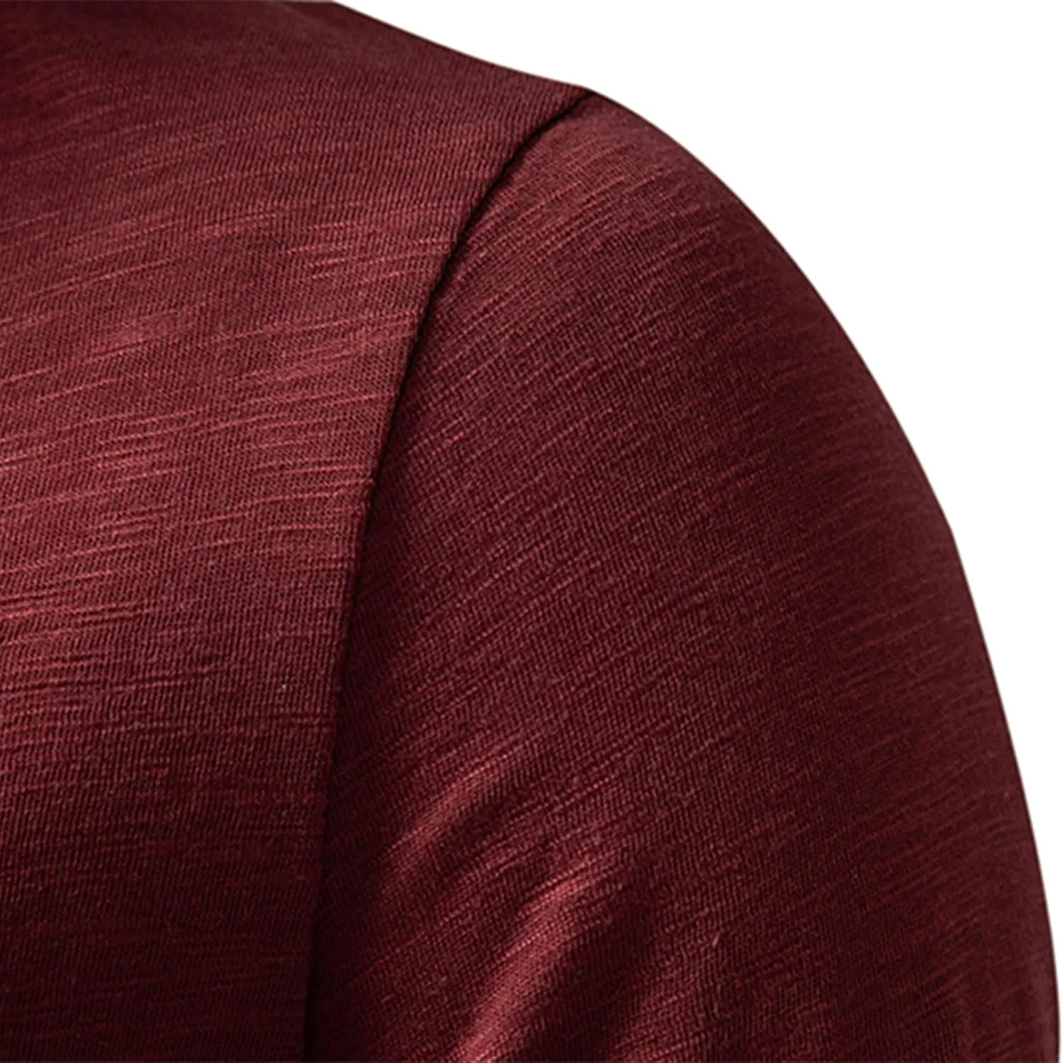 Muscularfit Mens Tshirts Long Sleeve Half Button Down Polo Shirt Casual Cotton Solid Work Henley Tees Shirt Trendy Clothes
