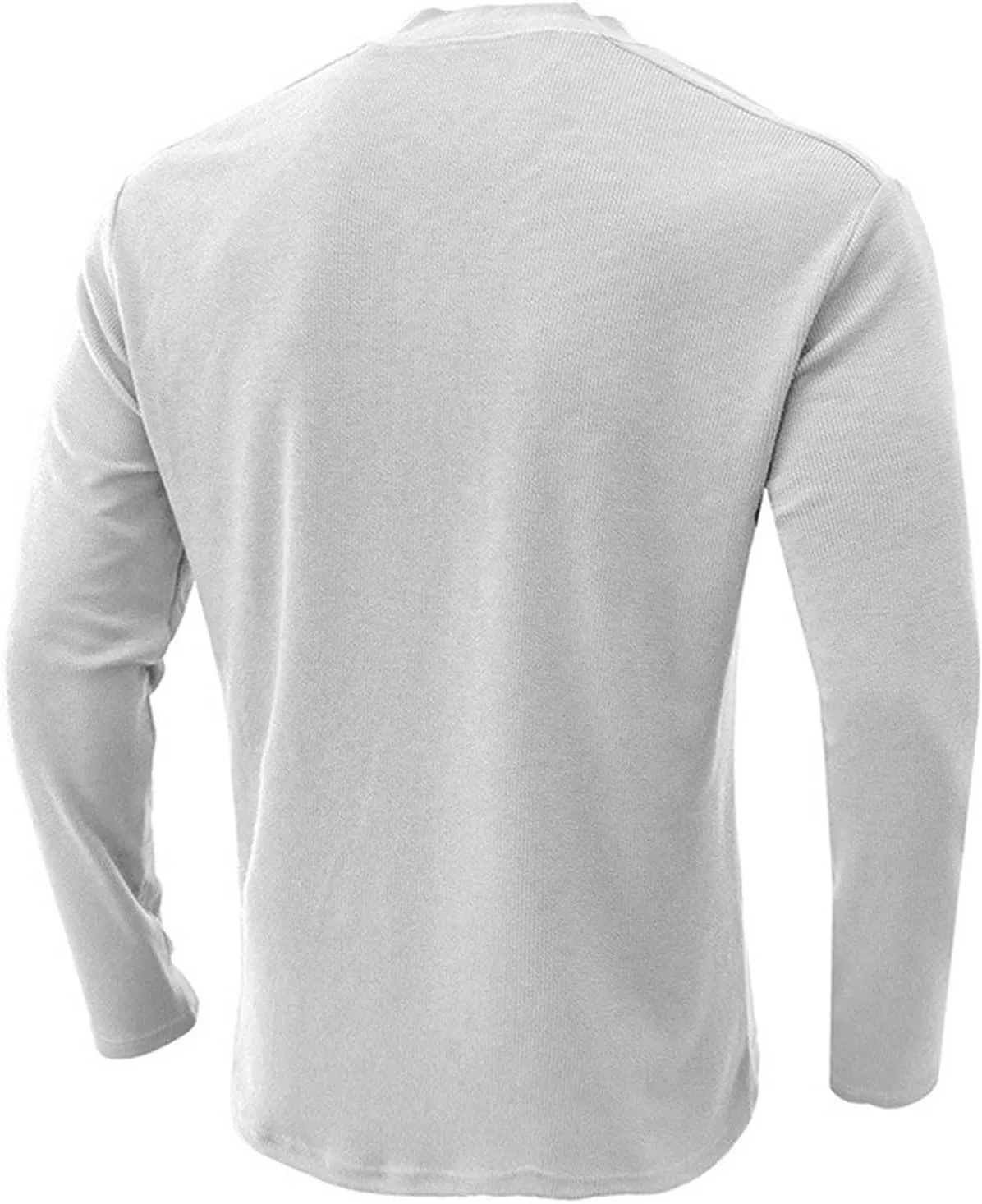 Muscularfit Tee Shirts Mens Button Down V Neck Long Sleeve Casual Sweater Pullover Big and Tall Solid Fitness Sweatshirt 2023