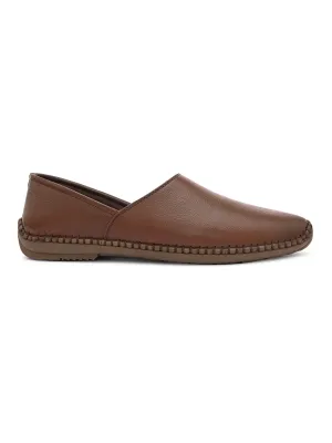 Nathan Ethnic Leather Slip-Ons