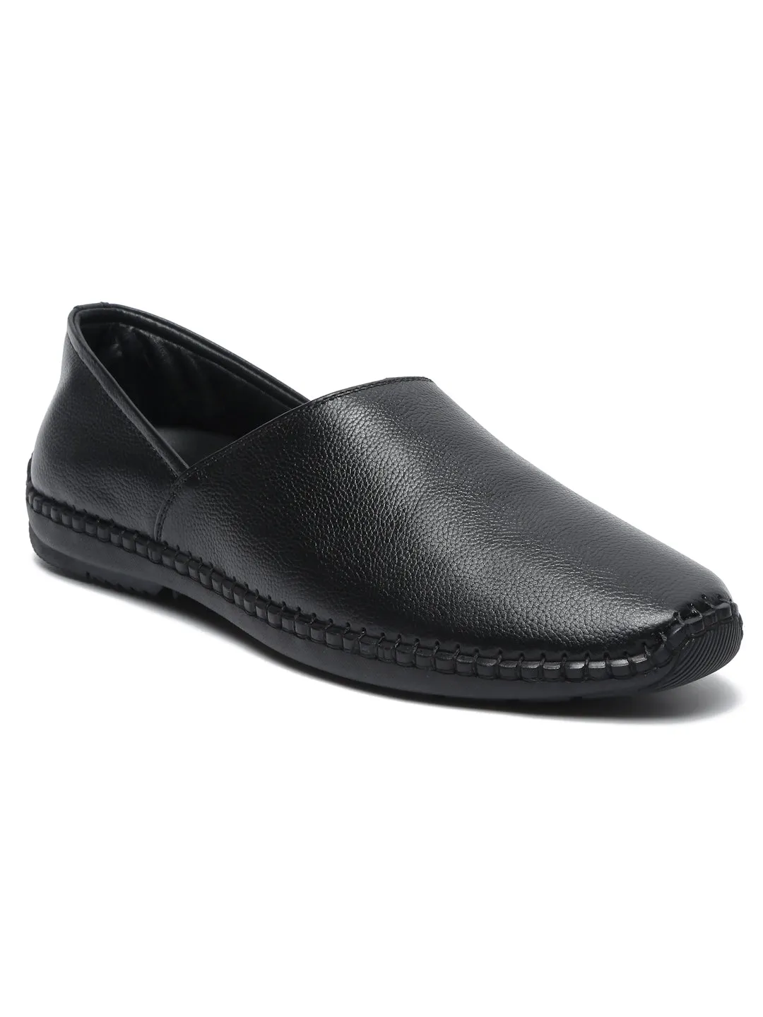 Nathan Ethnic Leather Slip-Ons