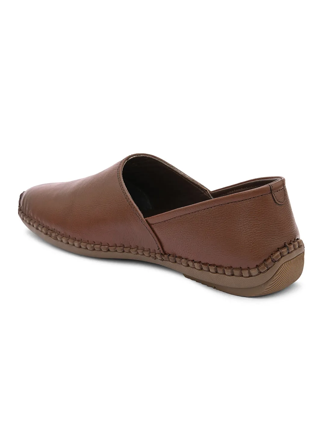 Nathan Ethnic Leather Slip-Ons