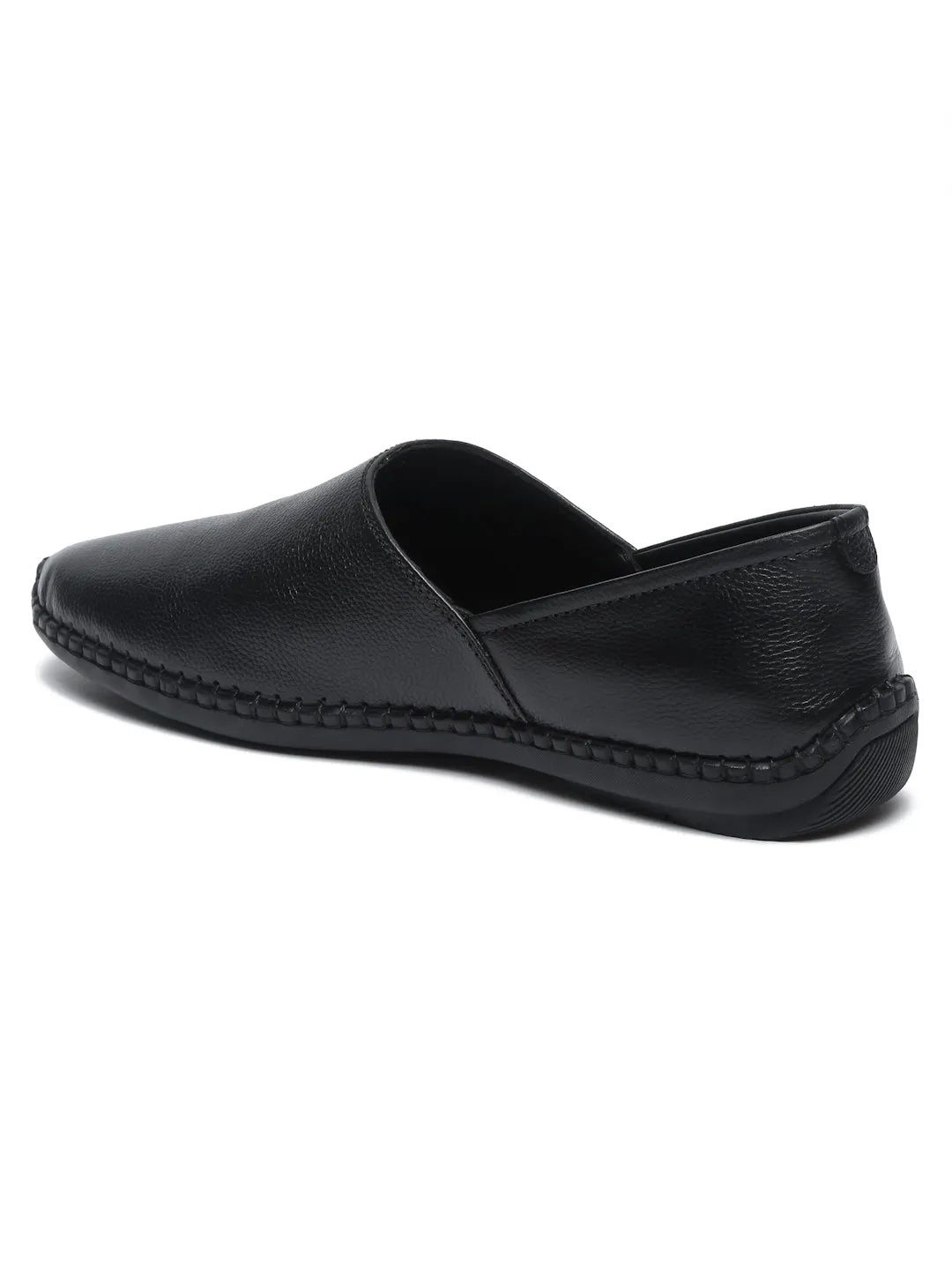 Nathan Ethnic Leather Slip-Ons